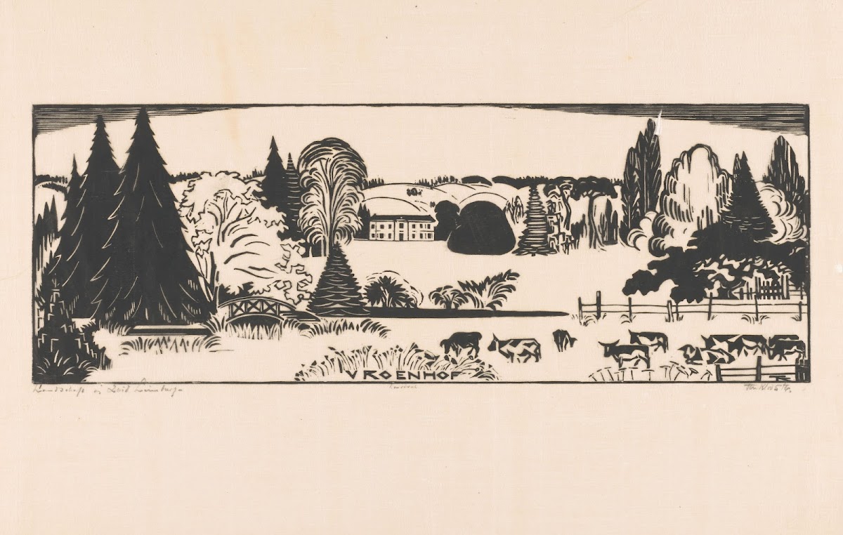 Landschap in Zuid Limburg 1924