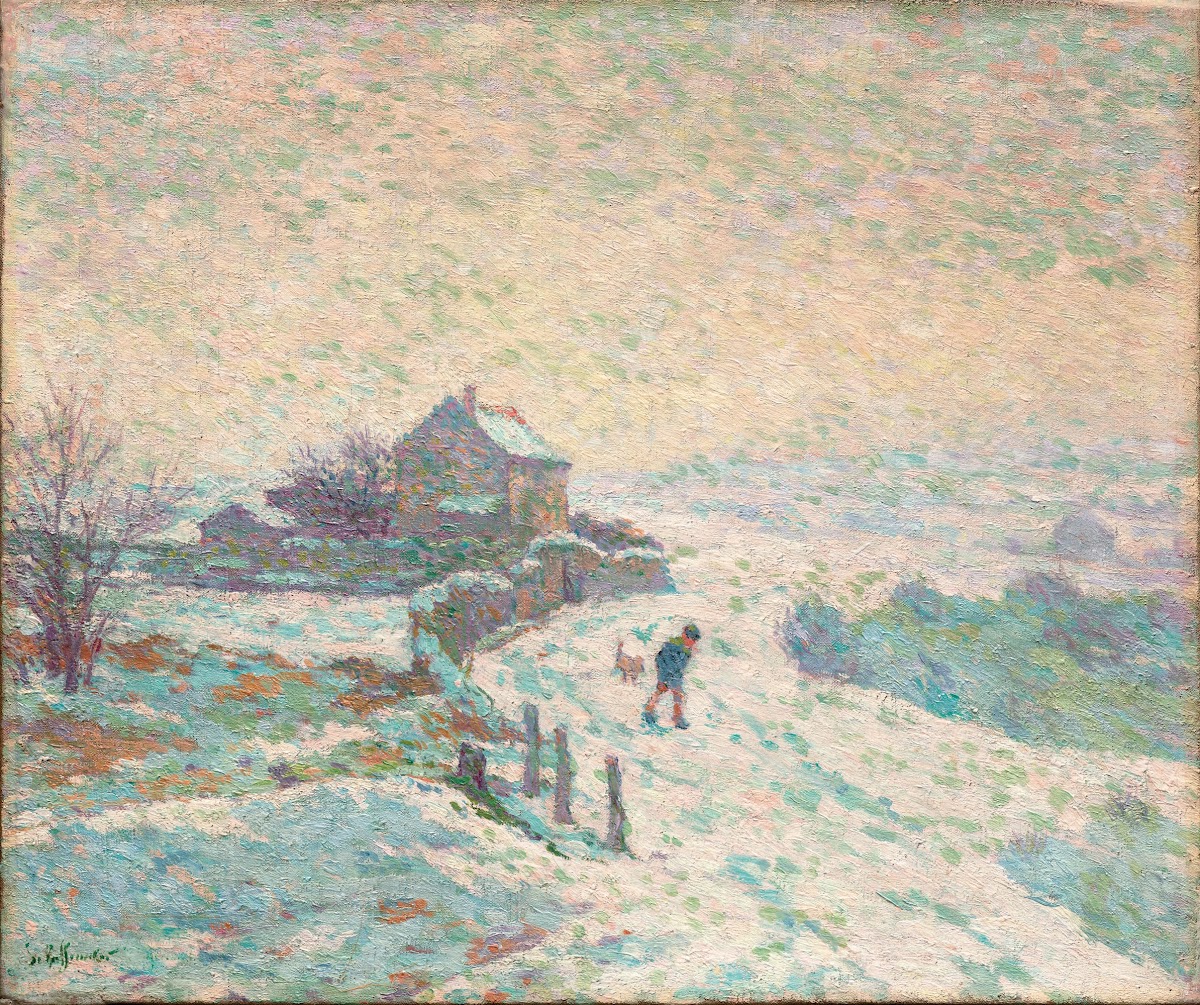 Paysage de neige 1886