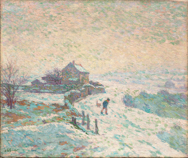 Paysage de neige 1886
