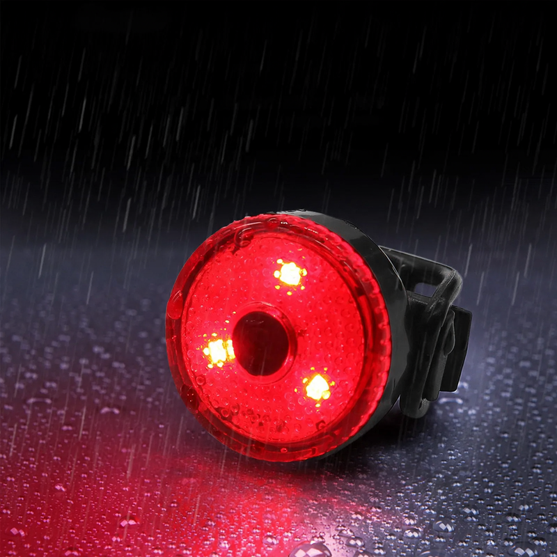 USB bicycle rear light with battery