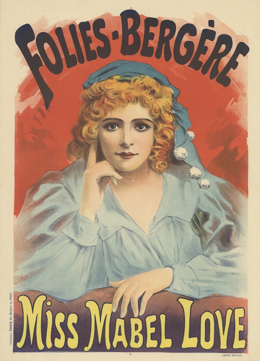 Folies Bergère Miss Mabel Love 1895