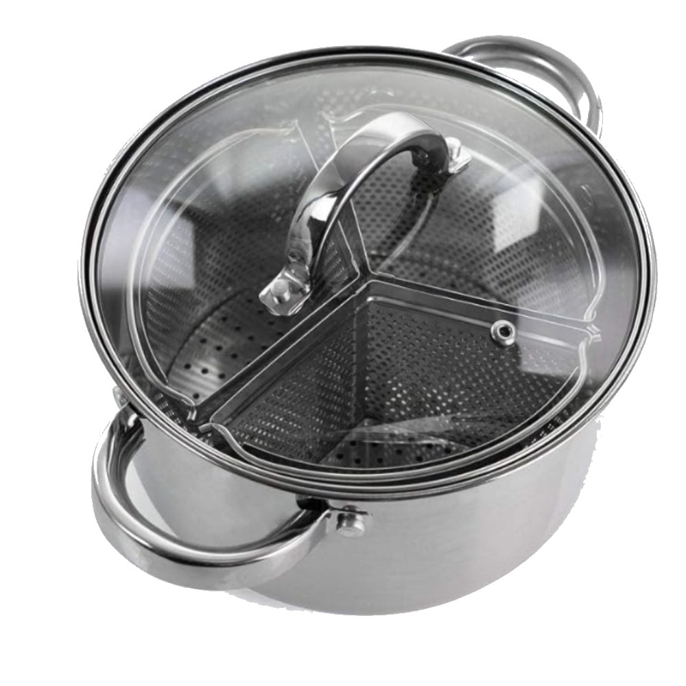 Olla de aluminio Oster™ con vaporera