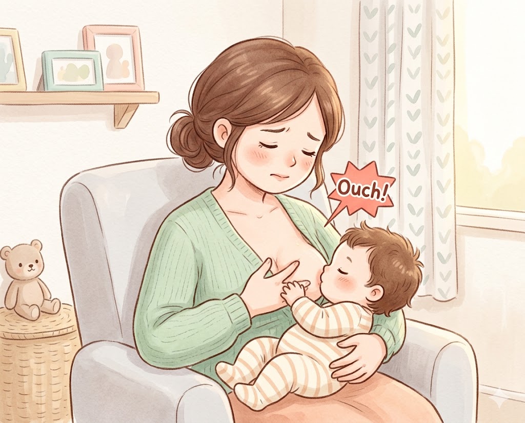 乳頭破皮疼痛護理