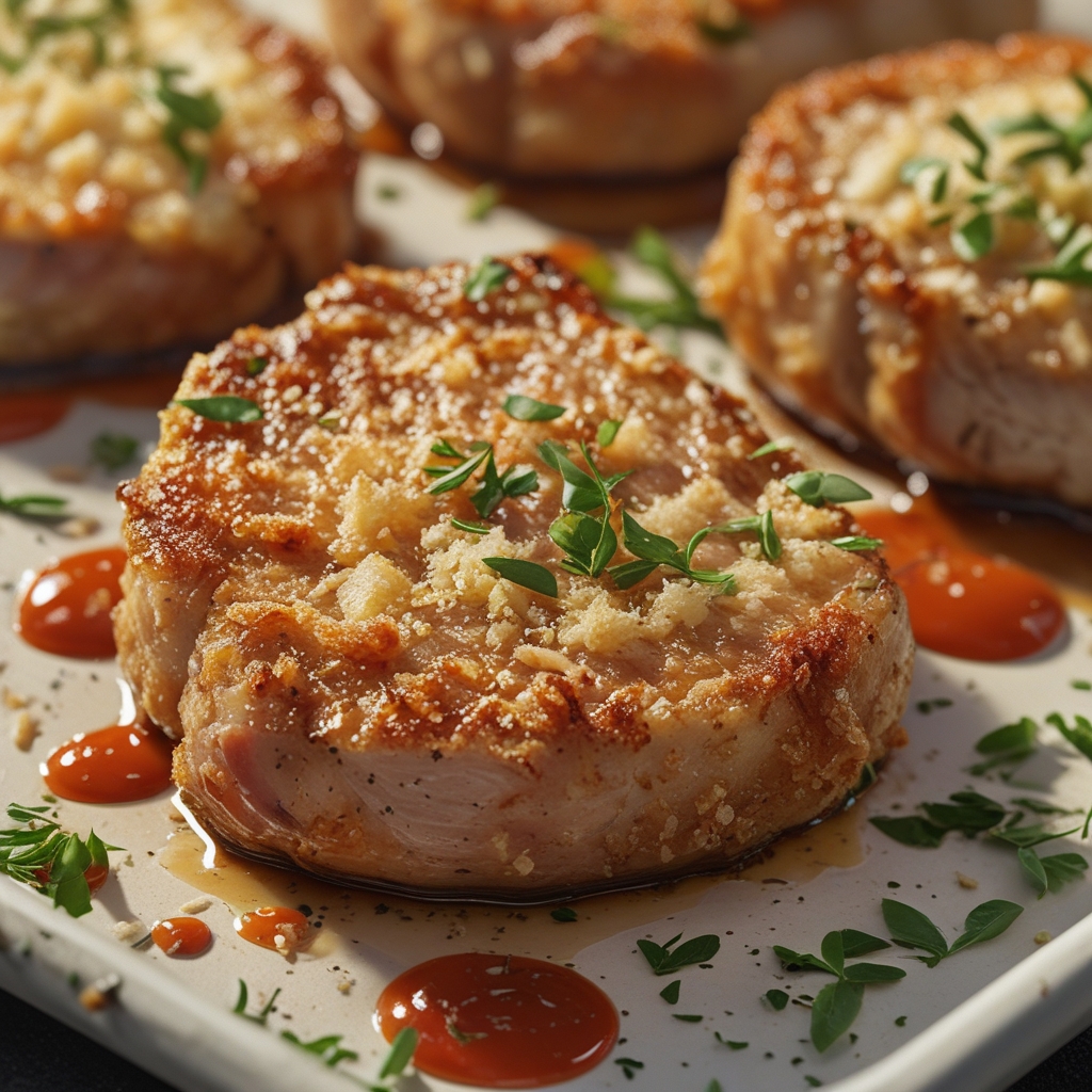 Crispy Parmesan Crusted Pork Chops – Easy Homemade Dinner Recipe finished