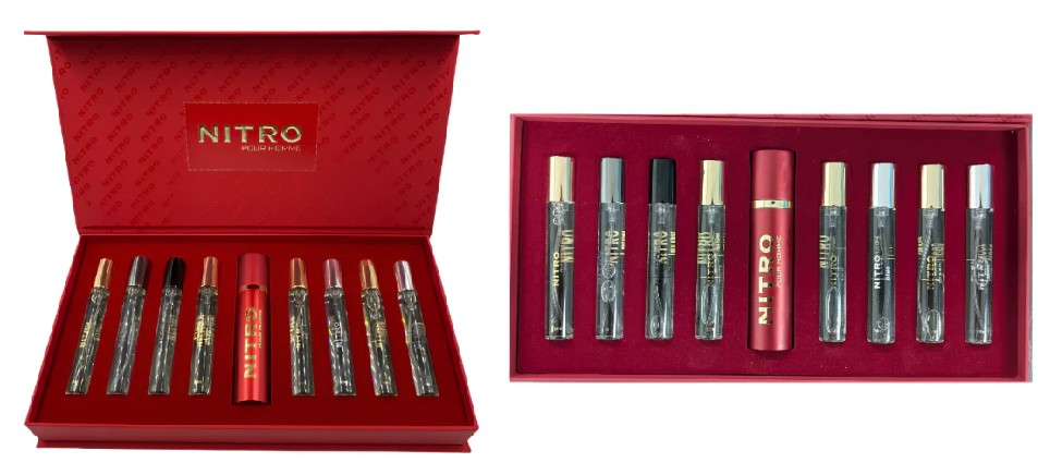 ESTUCHE NITRO UNISEX 8PZS NITROS VARIADOS 10ML CADA UNO