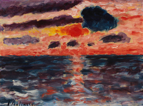 Sonnenuntergang Borkum 1928