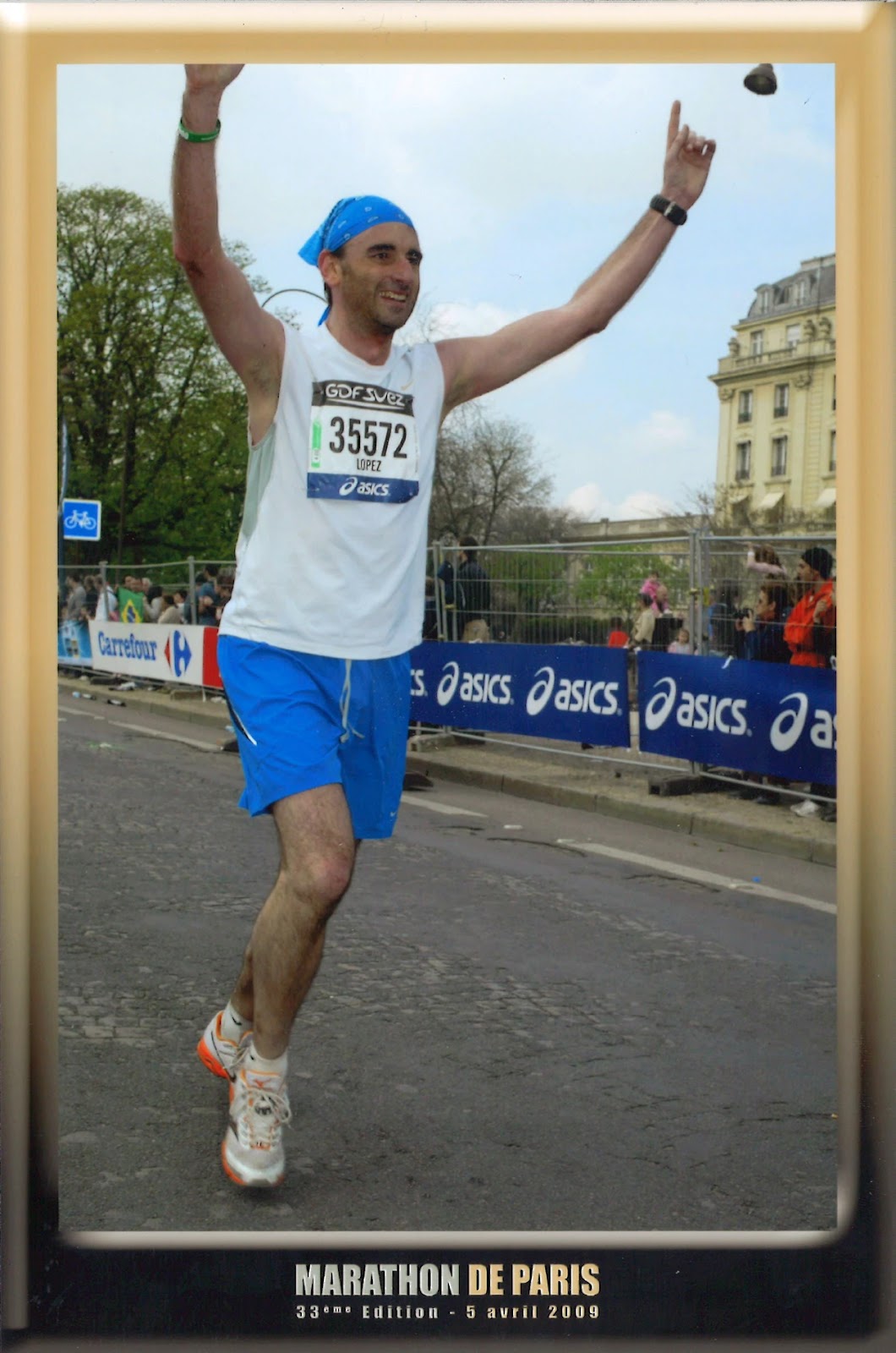 Fotografía finisher de PARIS MARATHON