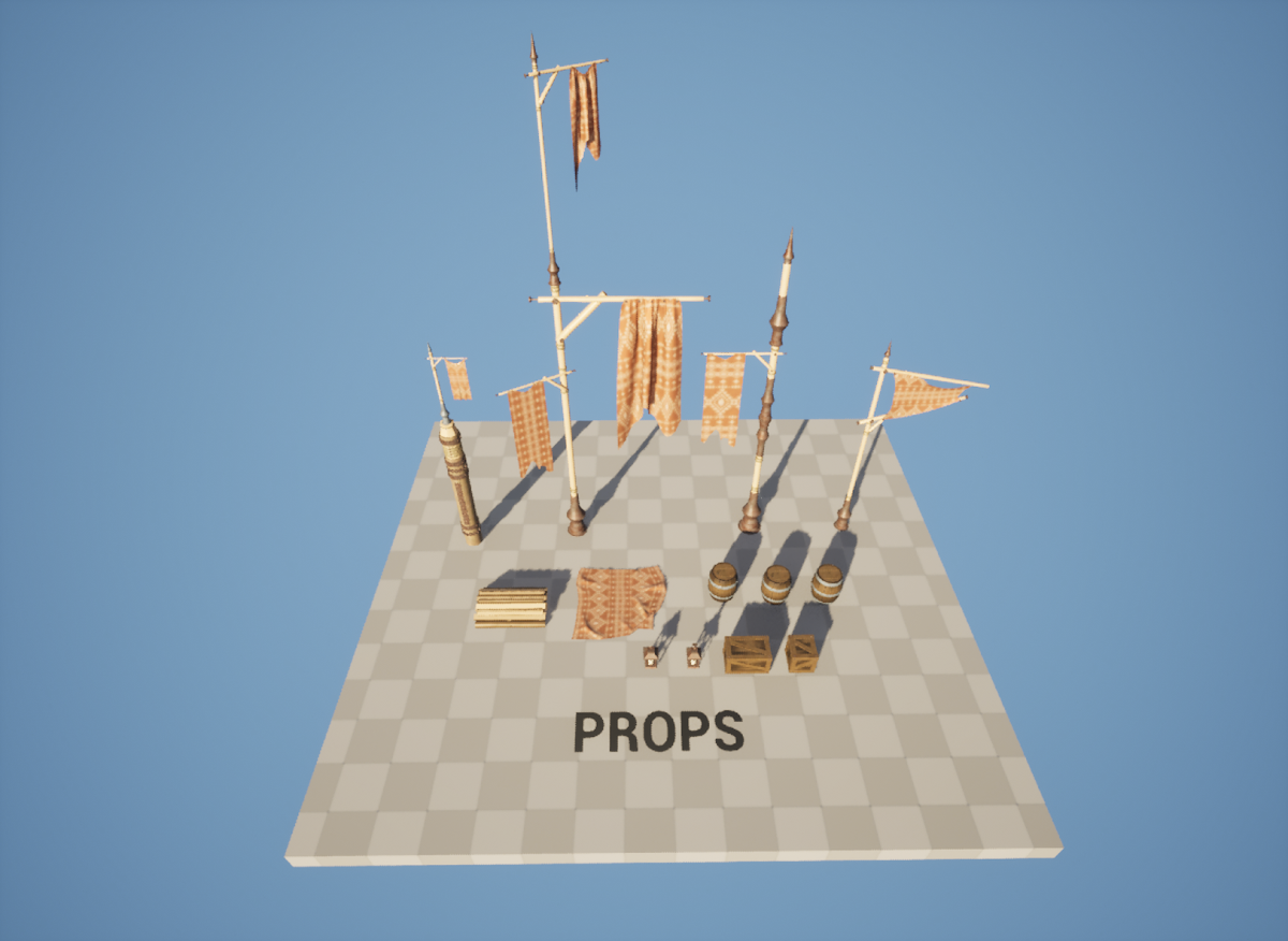 Librería de Props Medievales · Trabajo de Florencia Tarnoski