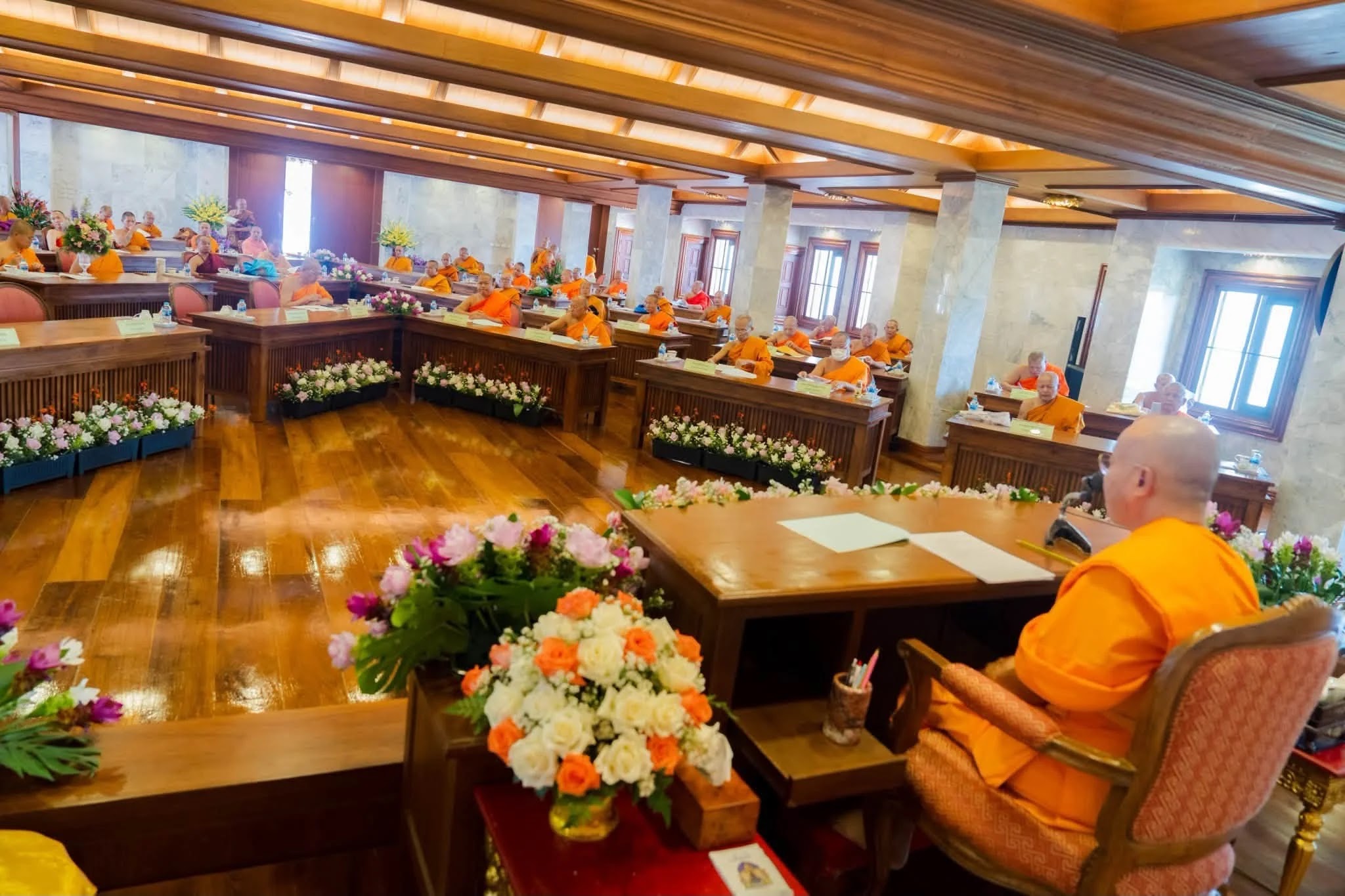 ภาพประกอบ วันนี้ ประชุมคณะสงฆ์อำเภอฮอด และพิธีสามีจิกรรมสูมาคารวะ เนื่องในเทศกาลเข้าพรรษา…..ขอขอบพระคุณครูบาอาจารย์ และขอบใจคณะสงฆ์ทุก ๆ ท่าน ที่พร้อมเพรียงกันมาทุกวัด เห็นแล้วเป็นที่ปลื้มปี