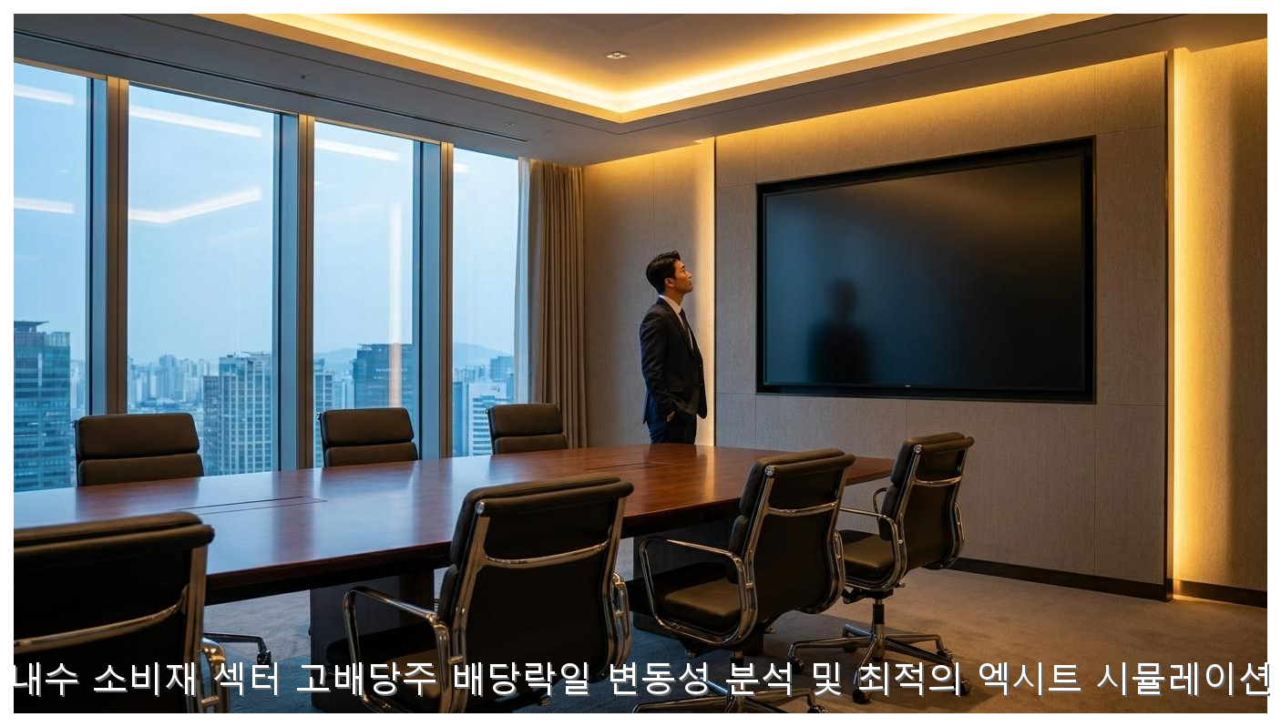내수 소비재 섹터 고배당주 배당락일 변동성 분석 및 최적의 엑시트 시뮬레이션 핵심 안내 및 분석 인포그래픽 (4)