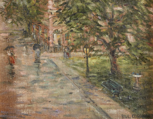 Rainy Street Sceneinedne