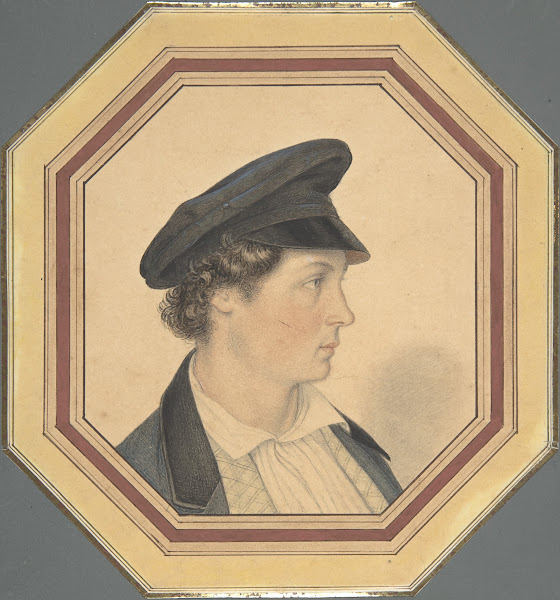 Portrait of Julius Olivier the Artists Son 1846