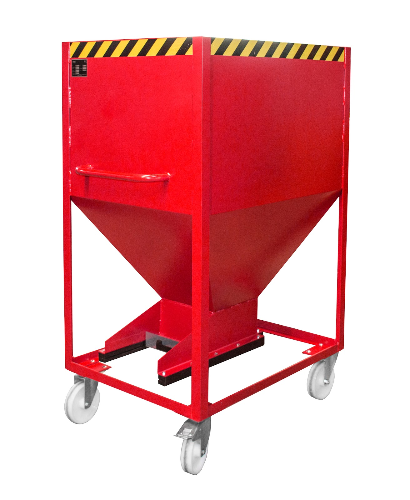 Silocontainer SR-D 600, gelakt, Vuurrood