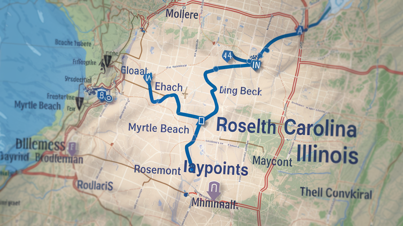 Myrtle Beach to Rosemont Illinois Travel Time & Tips