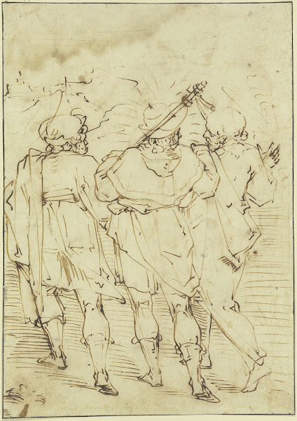 Christus begegnet den Jüngern auf dem Gang nach Emmaus