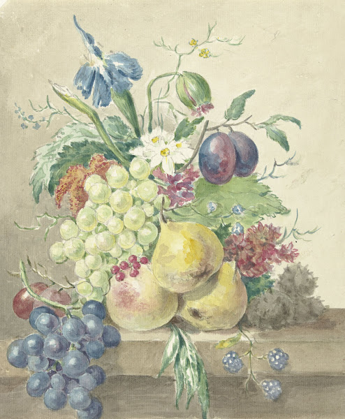 Stilleven van bloemen en vruchten 1775   1833