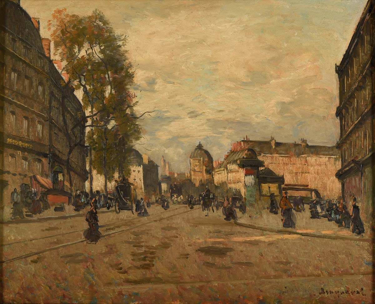 La place Saint Michel à Paris