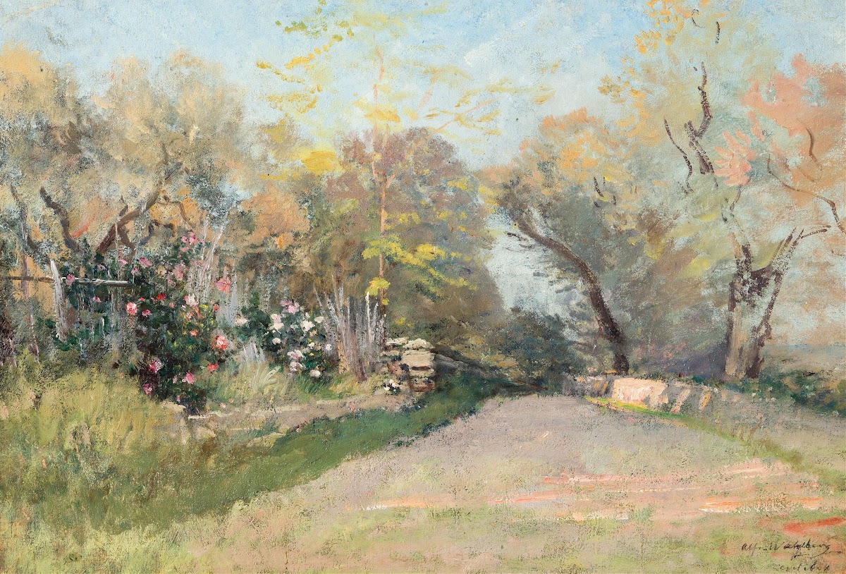 Landscape near Antibes Study