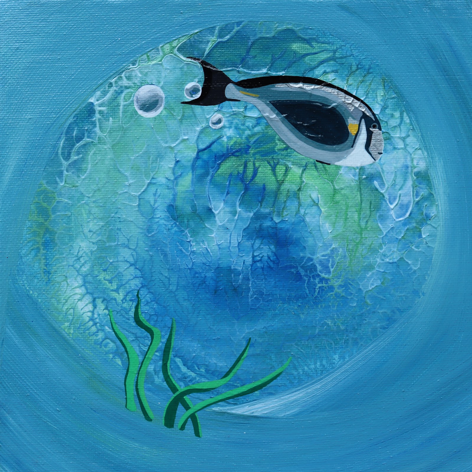 Underwater by Natalyonka - Acrylic on Canvas