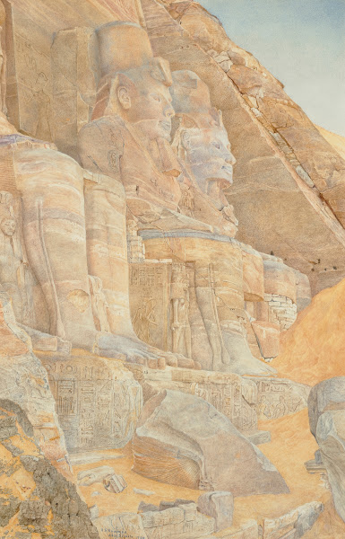 The Greater Temple of Ramesses II at Abu Simbel Egypt 1905