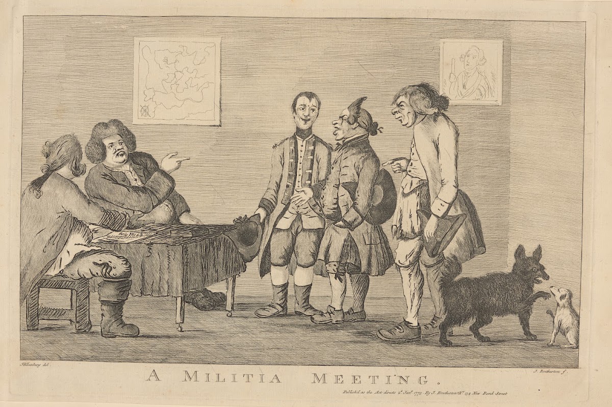 A militia meeting 1773