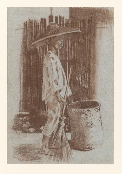 Indonesische Straatveger 1870 1923