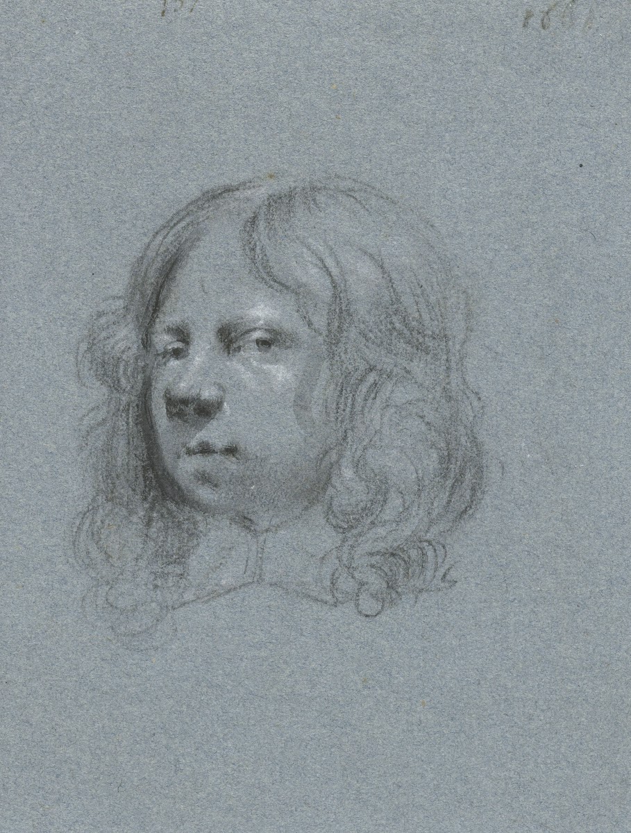 Zelfportret van Moses ter Borch naar links 1661