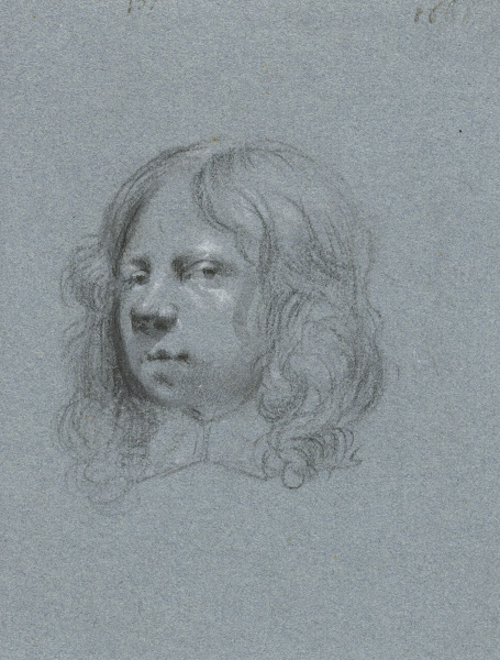 Zelfportret van Moses ter Borch naar links 1661