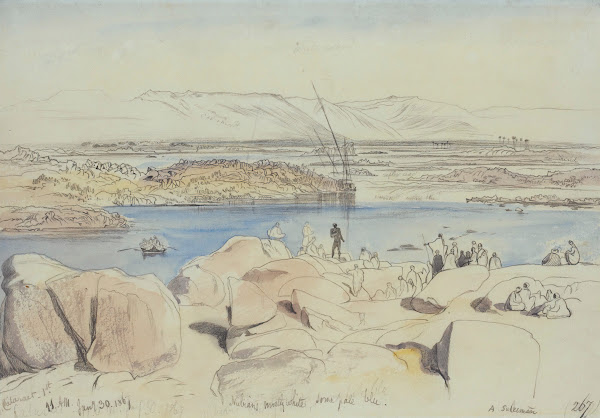Nubians At The First Cataract On The Nile At Philae Egypt 1867