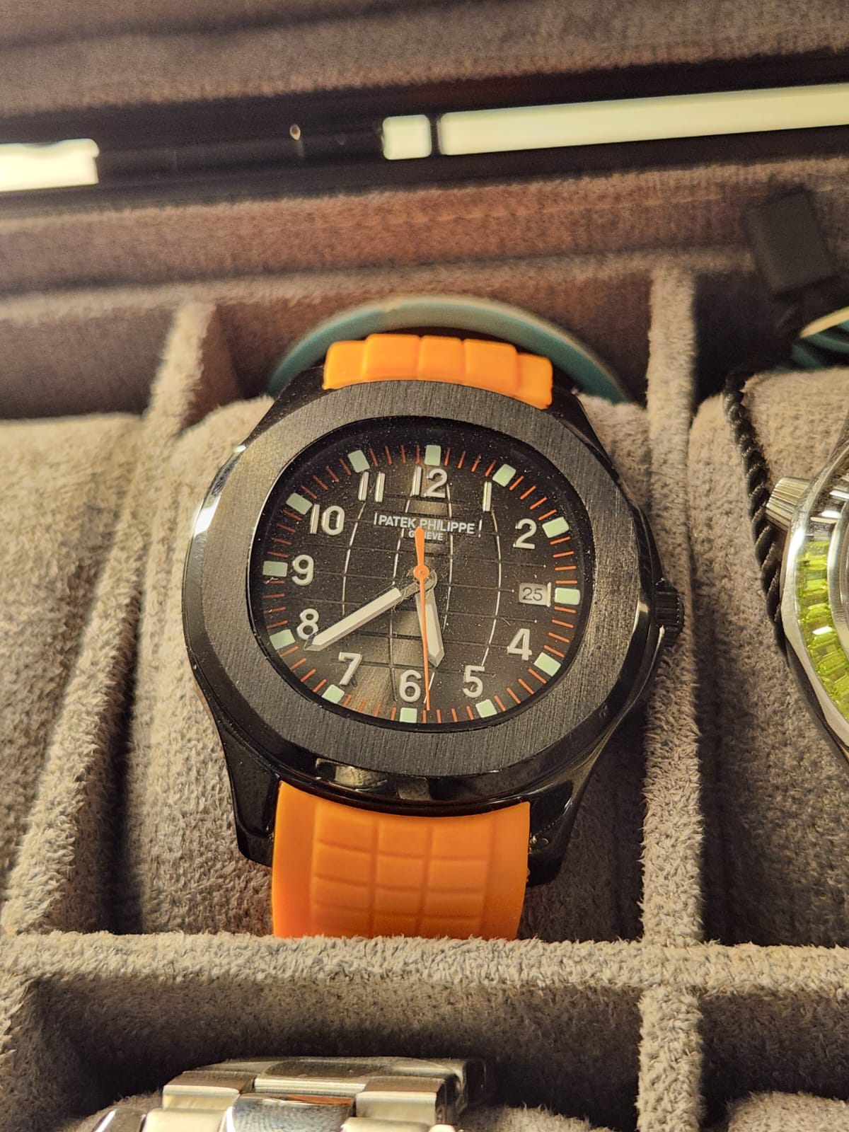 Patek Philippe Aquanaut Chronograph Orange Strap (Euro)