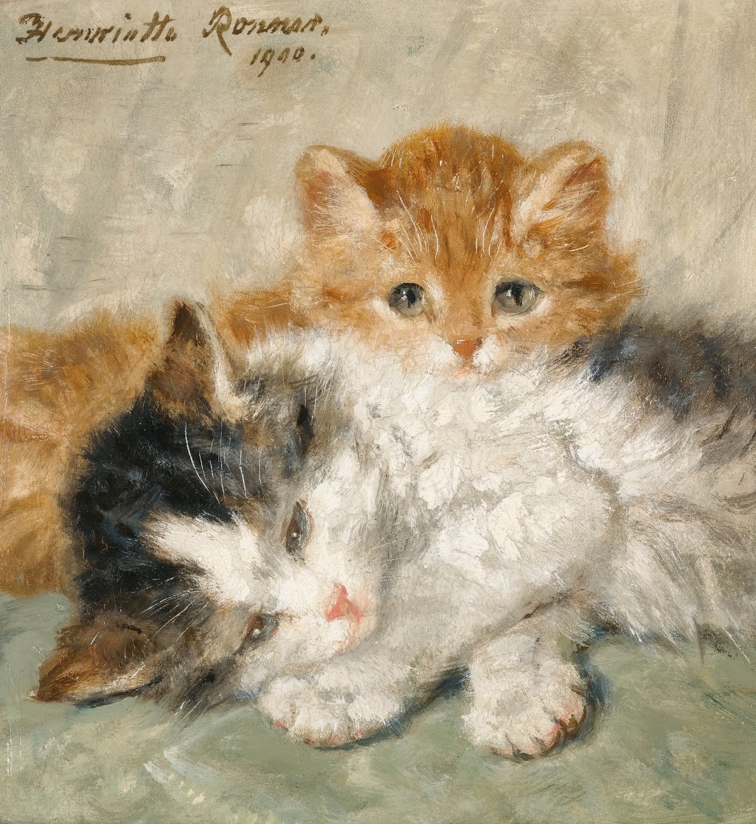 Sleepy Kittens 1900