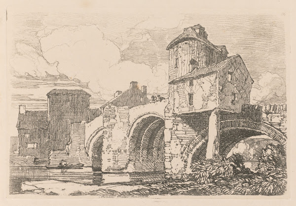 Monnow Bridge Monmouthshire 1838