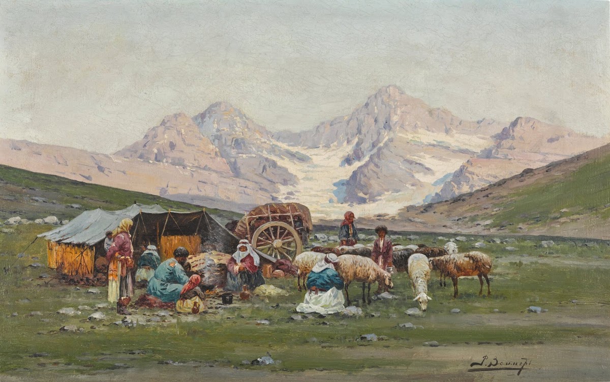 Camp in the Caucasus