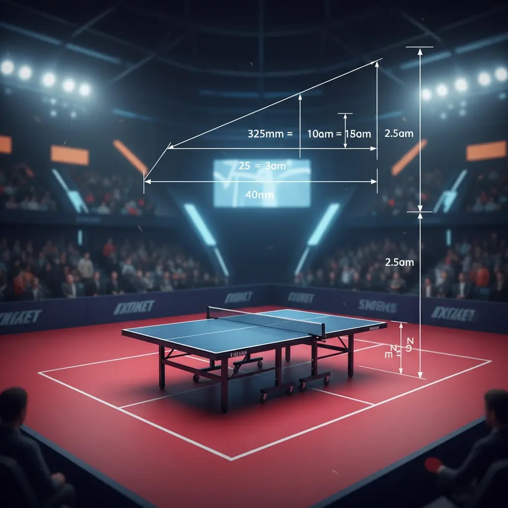 Ukuran Ideal Lapangan Tenis Meja untuk Pertandingan