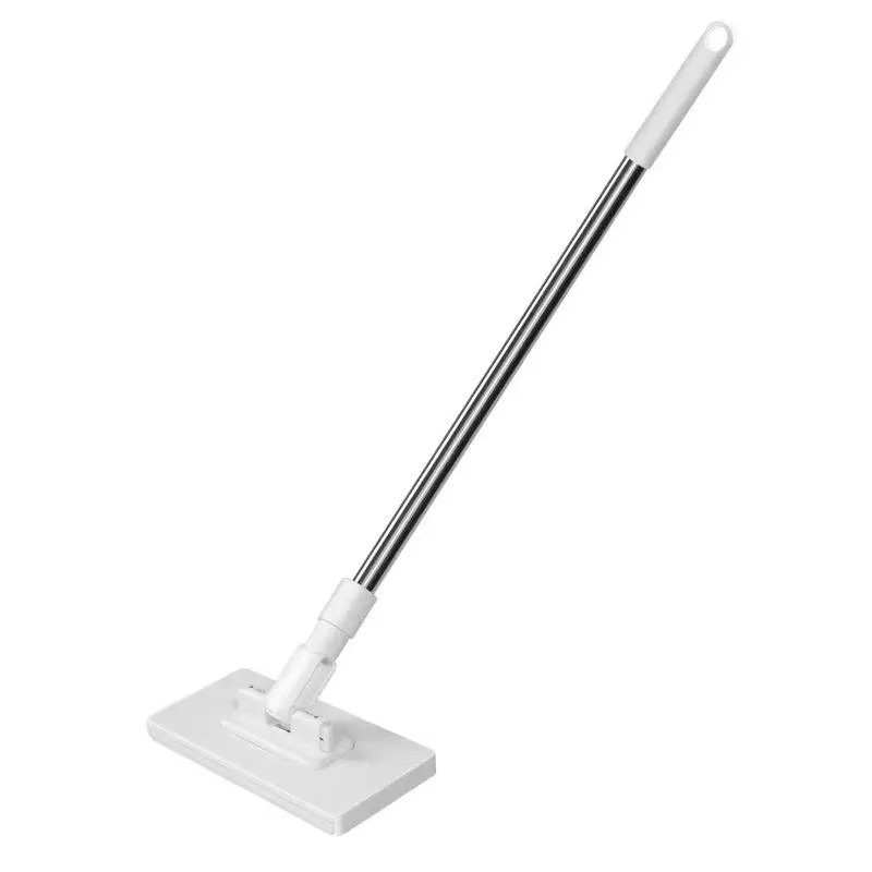 Flachmopp mit Wringfunktion, Edelstahl, 100 cm