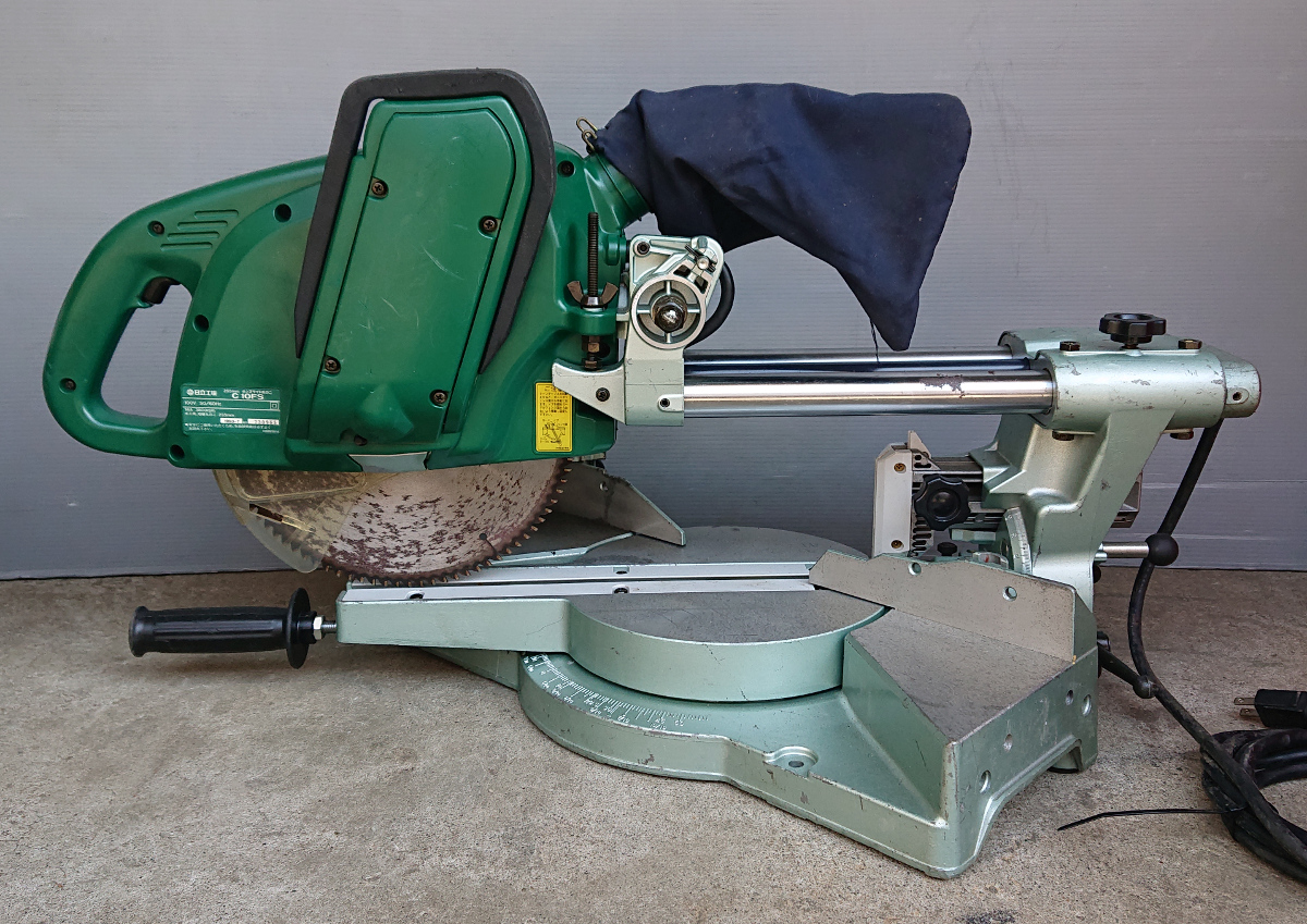 ☆日立工機★255mm 卓上スライド丸のこ★C10FS★送料着払い★