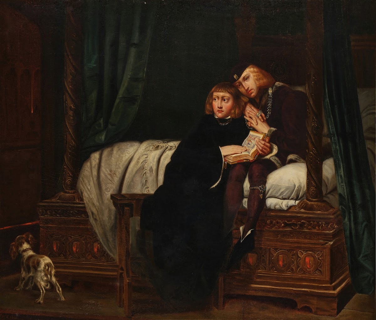 Edward Prince of Wales and Richard Duke of York in the Tower of London 1866