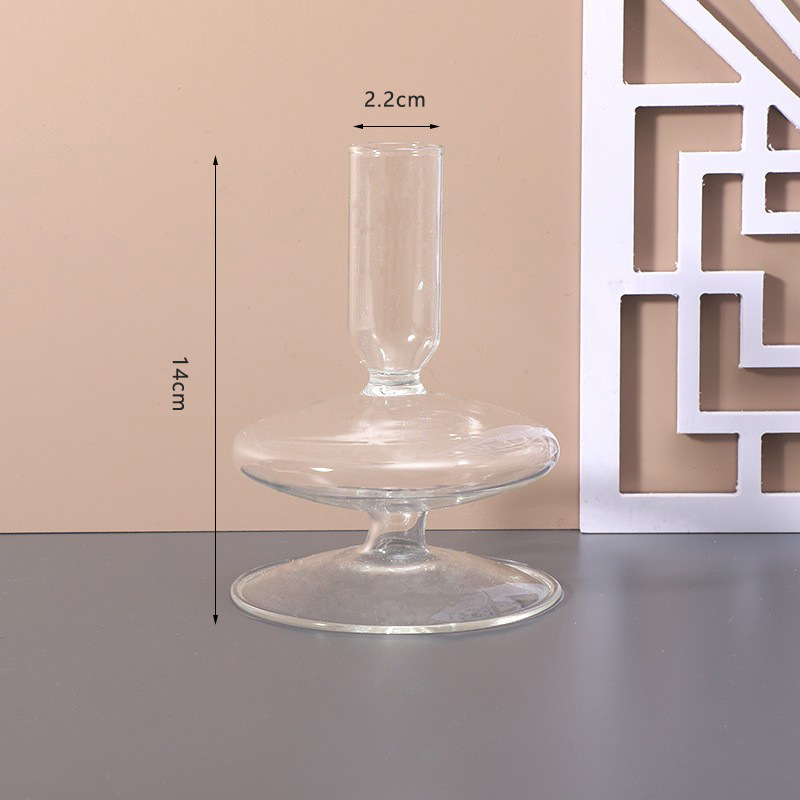 Decorative Glass Candle Holder, Handcrafted