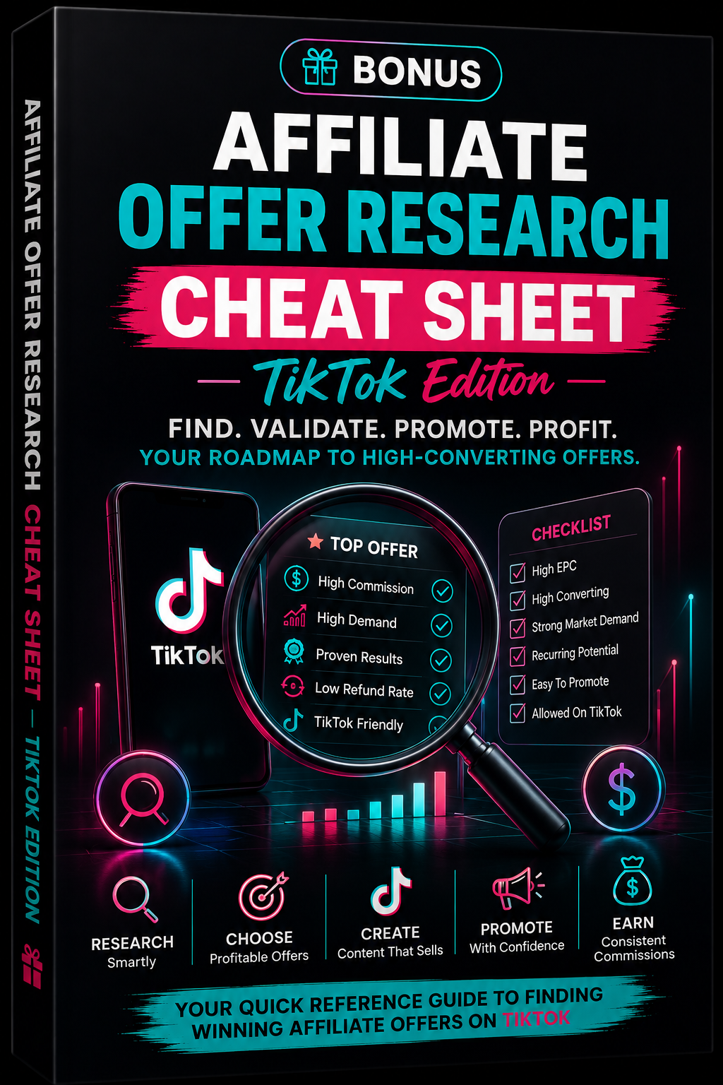 Affiliate Offer Research Cheat Sheet Cover