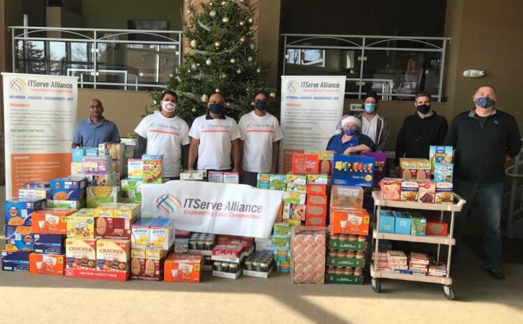 ITServe Alliance Chicago Chapter Distributed over 6,000 meals to Bridge Community Church