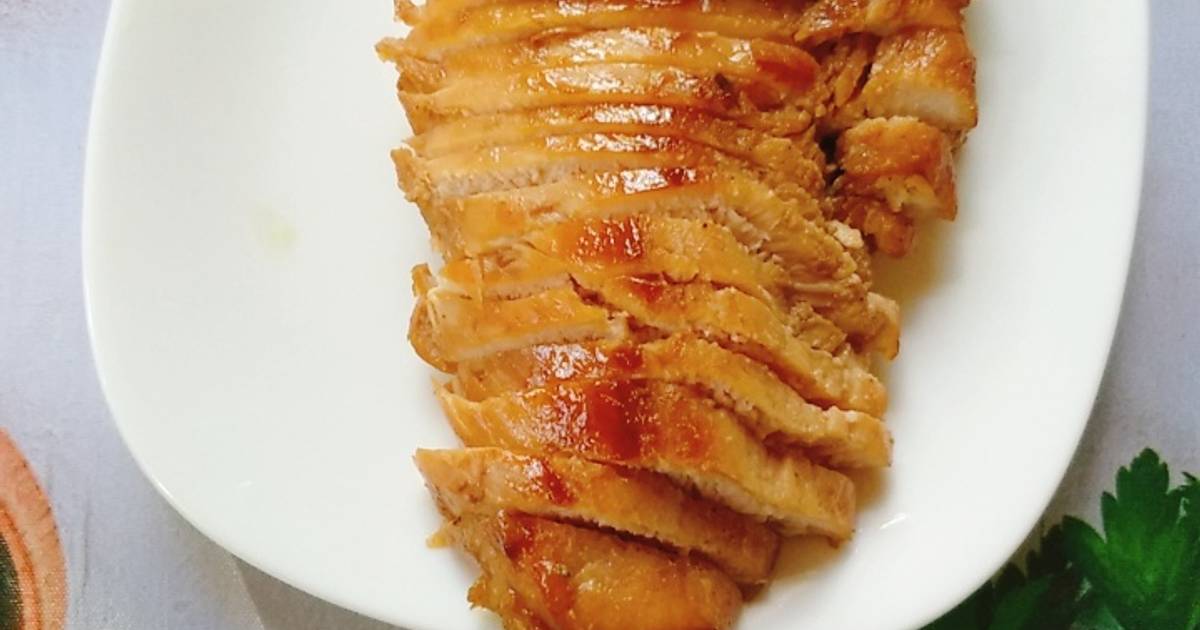 Thịt ức gà áp chảo