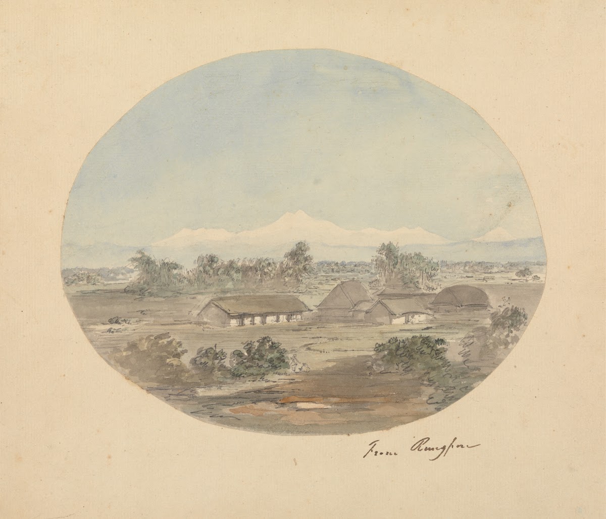 From Rungpore Rangpur ca 1783