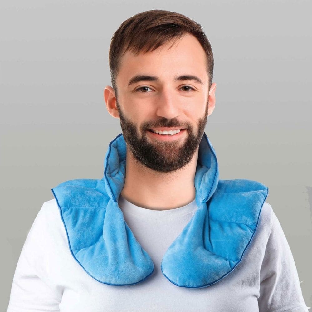 Compresa para hombros de poliéster Relaxus™ calor y frío con peso