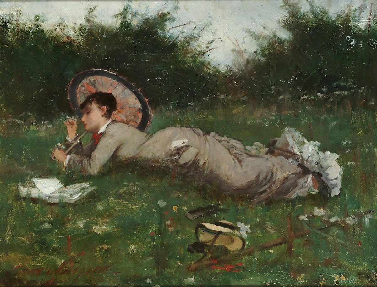 A Girl In A Meadow