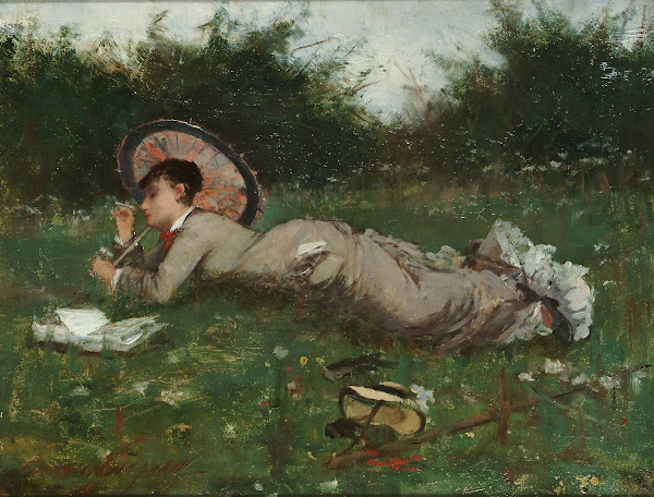A Girl In A Meadow
