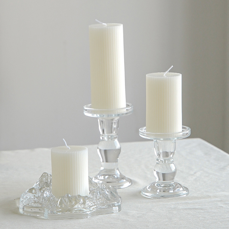 Scented candle, cylinder, handcrafted