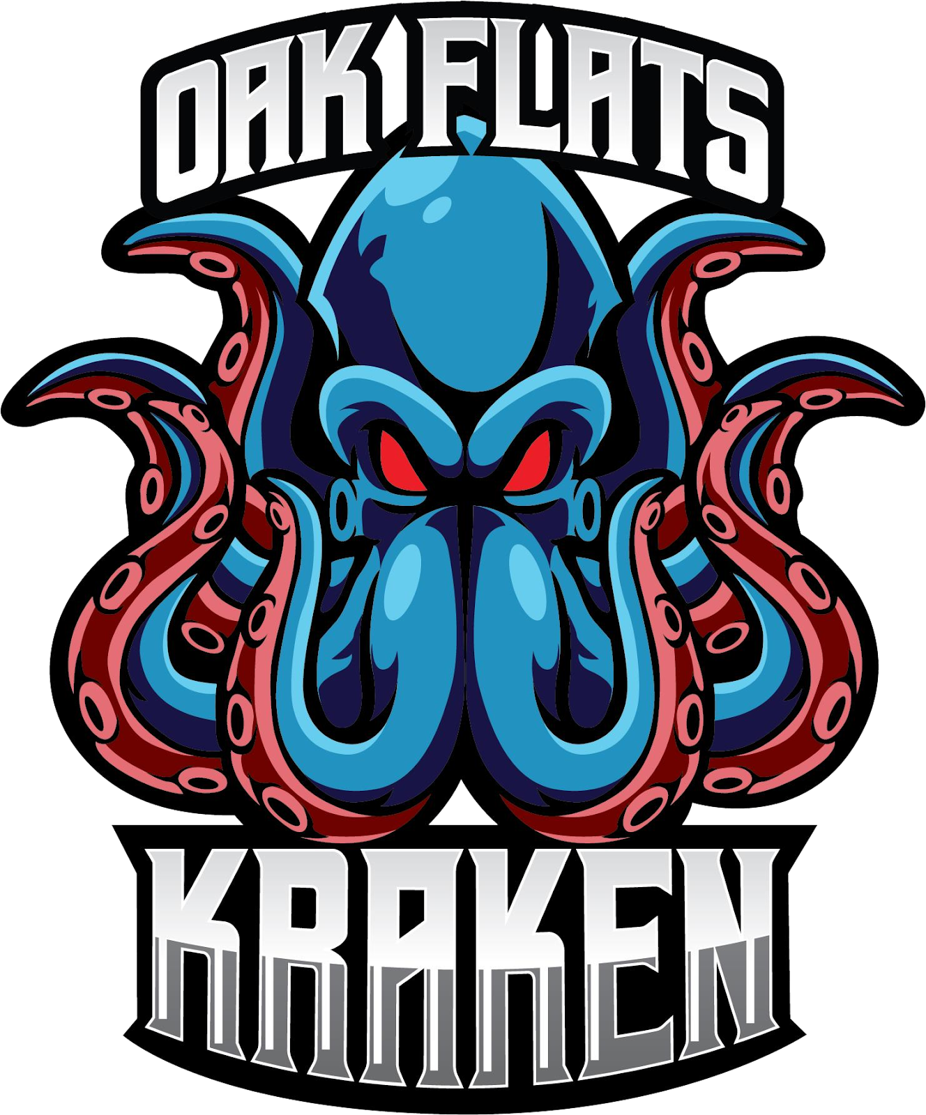 Oak Flats Kraken logo