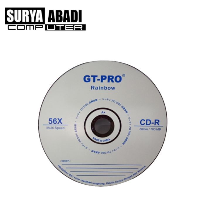 CD R GT PRO RAINBOW
