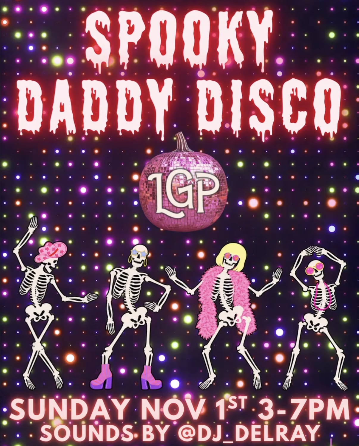 Flyer for Spooky Daddy Disco