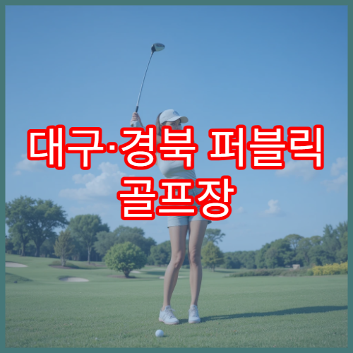 대구·경북 퍼블릭 골프장 비교